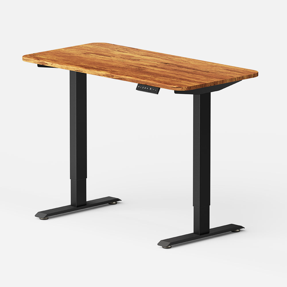 Height Adjustable Standing  Desk Rustic Brown
