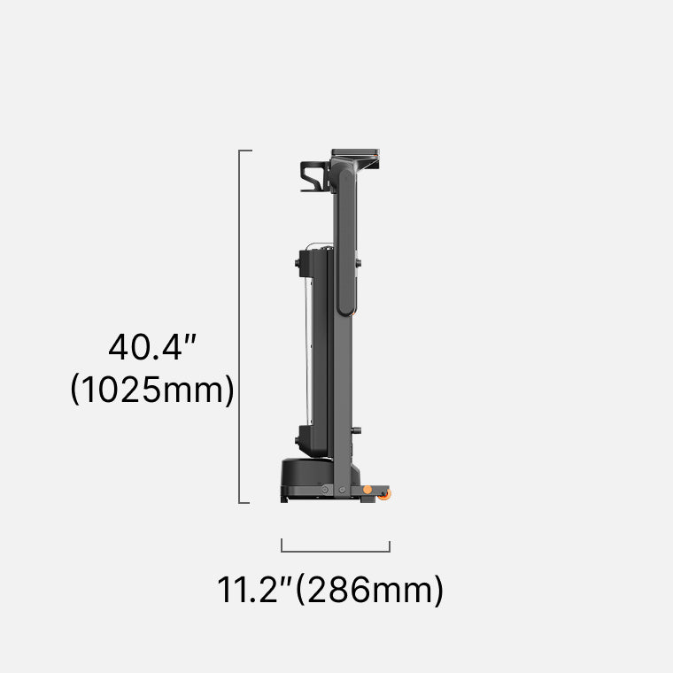 Folded storage dimensions of the WalkingPad foldable treadmill