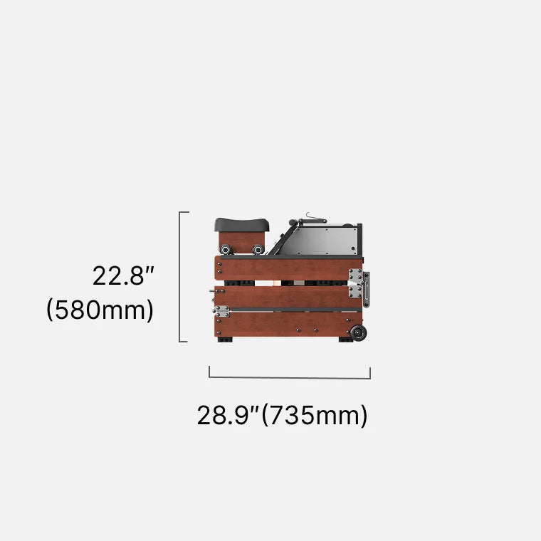 WalkingPad WM10 rowing machine folded dimensions compact storage size