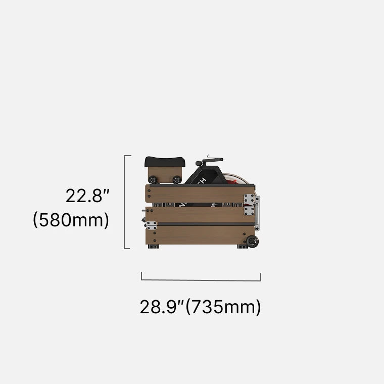 WalkingPad WR20 rowing machine folded dimensions compact storage size