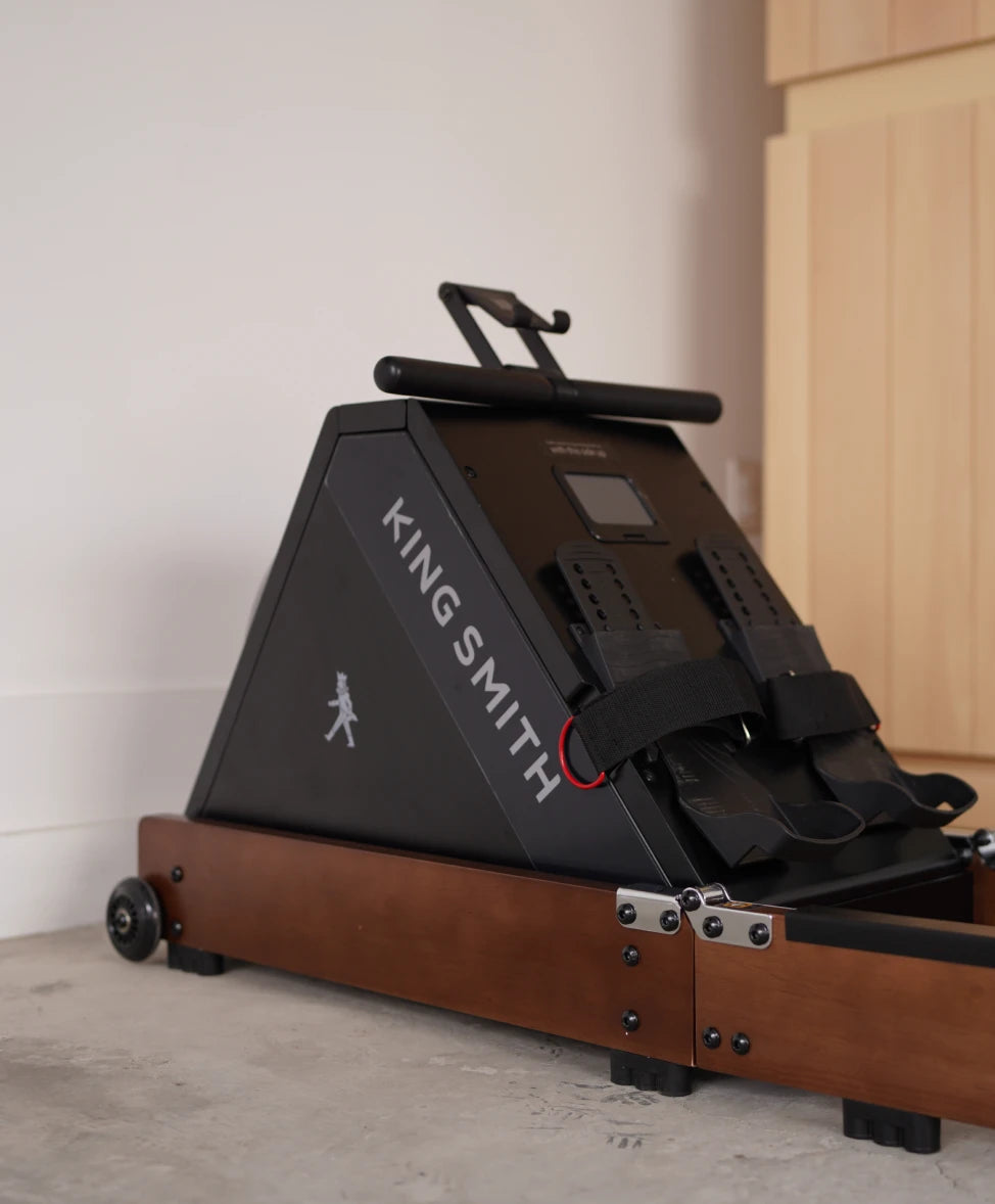 WalkingPad WR20 trifold rower upright storage saving space in home