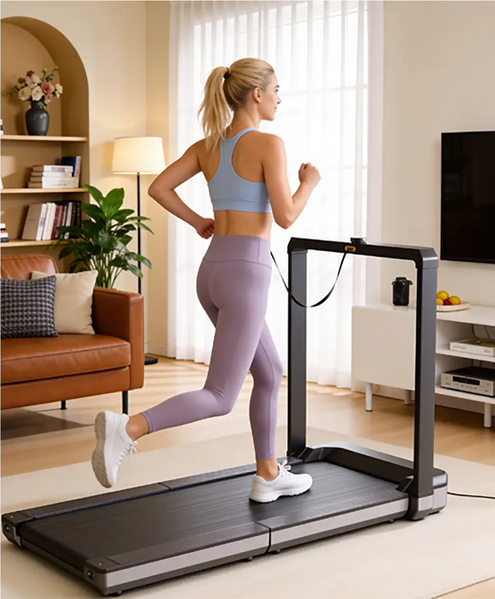 WalkingPad X25 foldable treadmill designed for smooth indoor running workouts
