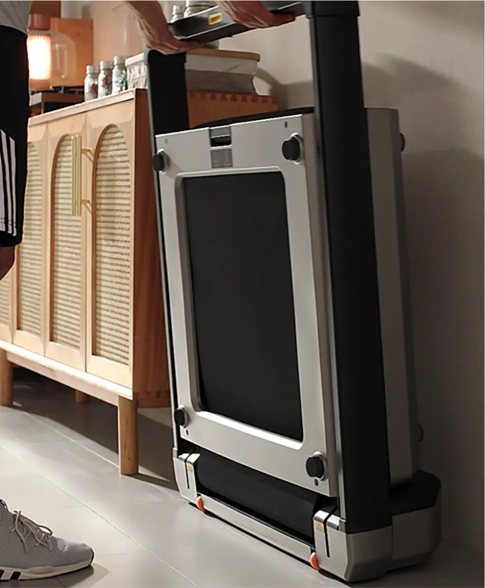WalkingPad X25 treadmill with unique vertical fold design for quick storage
