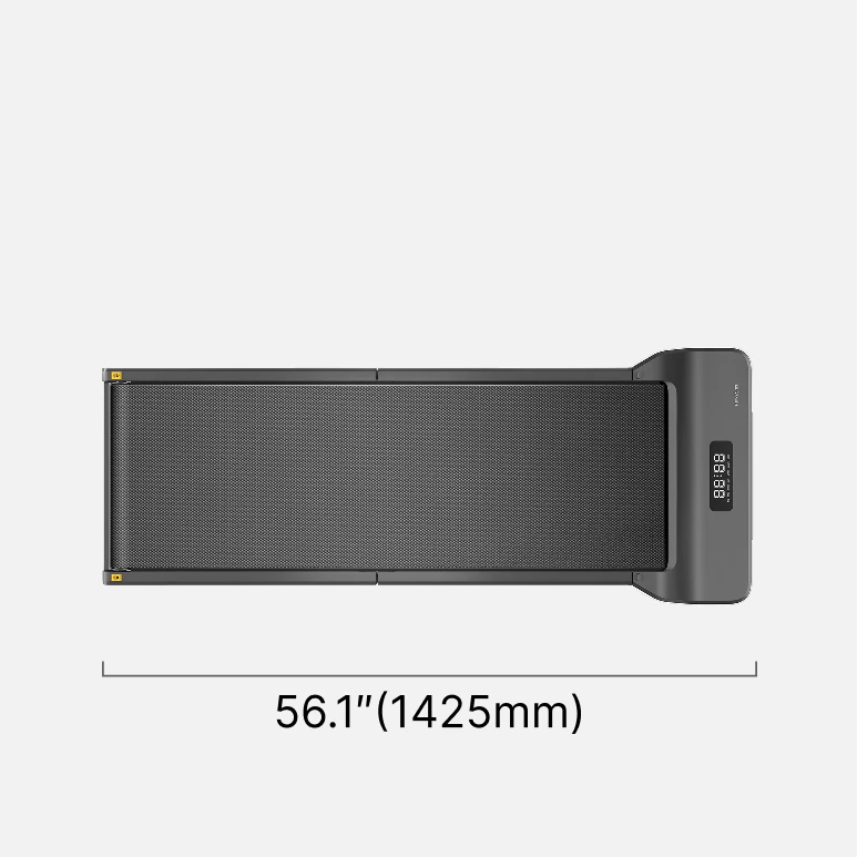 WalkingPad Z1 walking pad top view dimensions showing full length and deck size