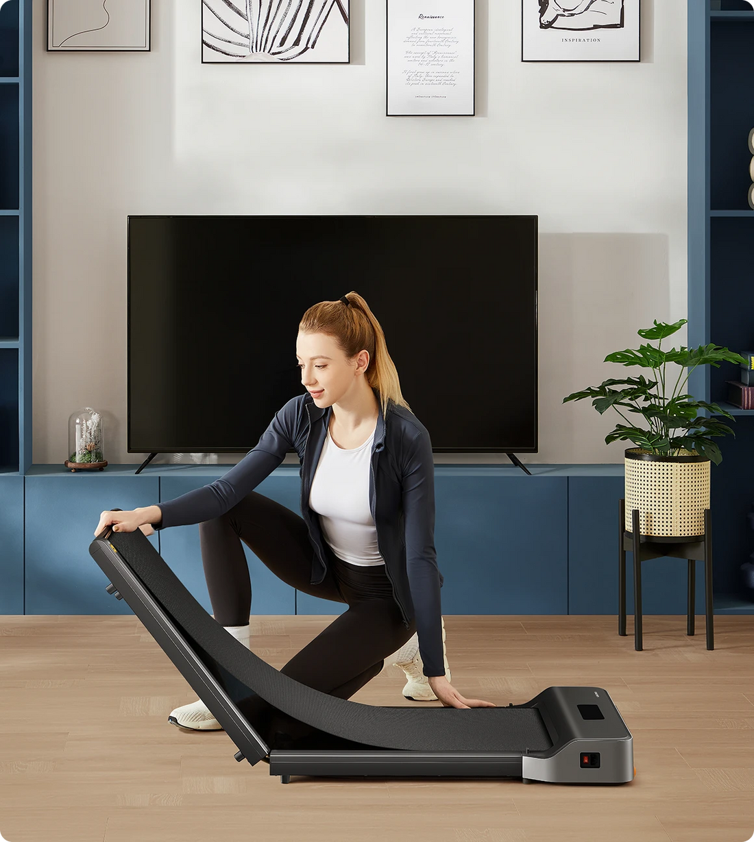 WalkingPad Z1 walking pad easy fold design ready in seconds