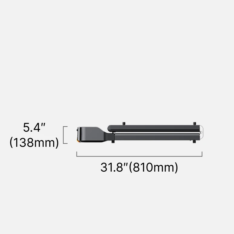 WalkingPad Z1 walking pad folded dimensions showing compact vertical storage size