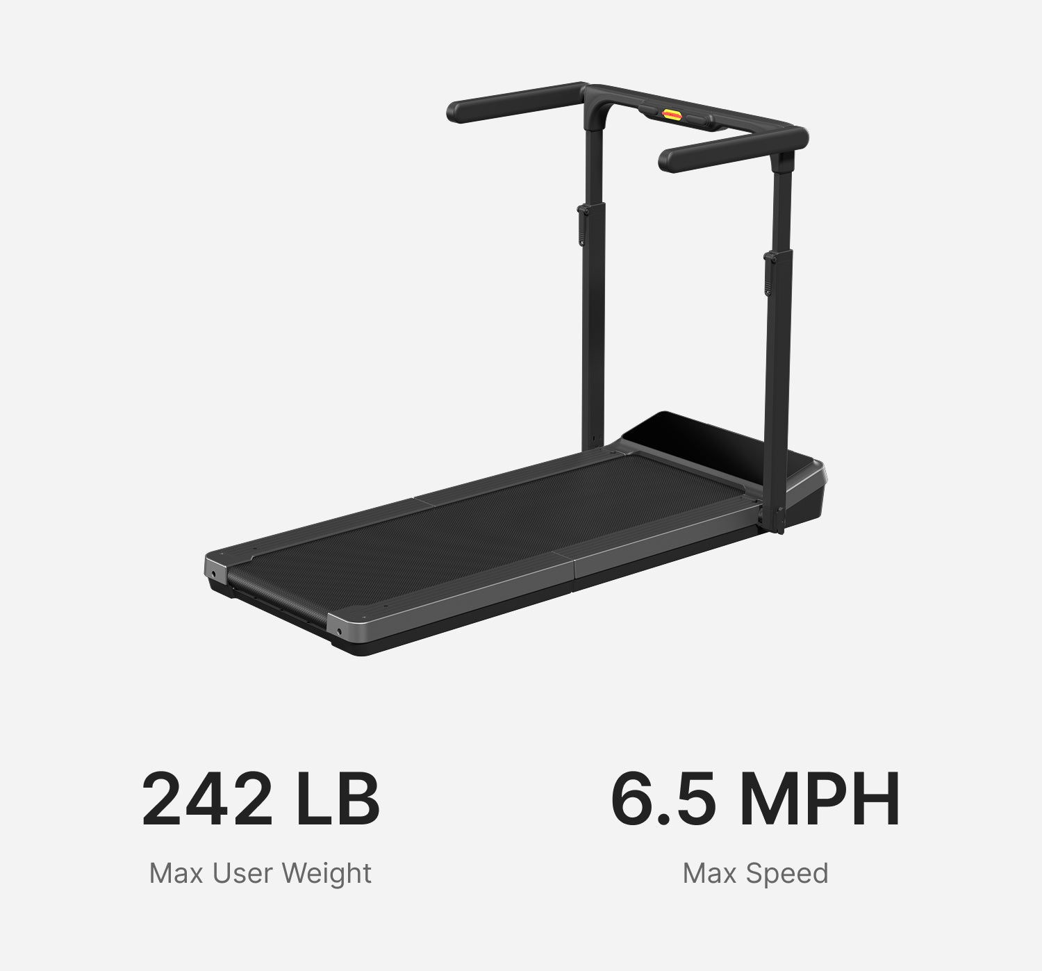 WalkingPad Z3 Hybrid foldable treadmill with 242 lb weight capacity and 6.5 mph maximum speed